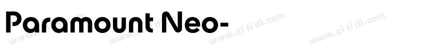 Paramount Neo字体转换
